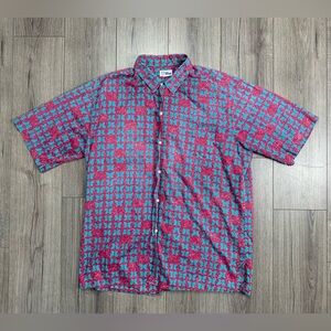Vintage Reyn Spooner Butterfly Hawaiian Button‎ Shirt